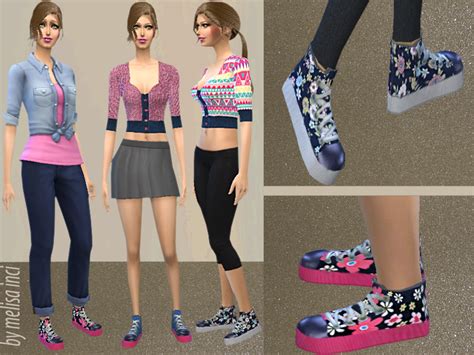 The Sims Resource Floral Platform Converse