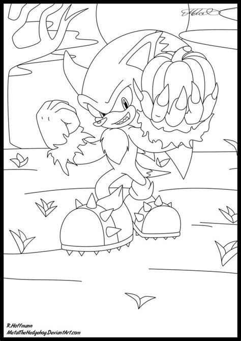Sonic Halloween Coloring Pages