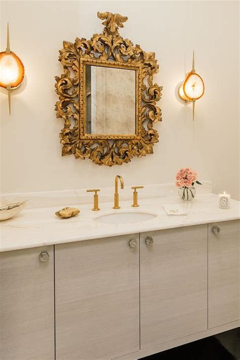 Baroque Bathroom Mirror Rispa