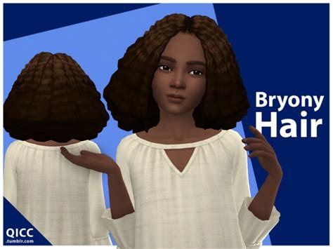 Bryony Hair For Kids By Qicc At Tsr Sims 4 Updates