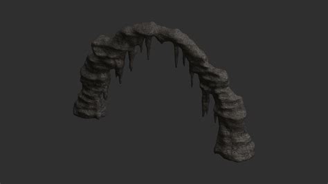 Cave Rock L Base Free Vr Ar Low Poly 3d Model Cgtrader
