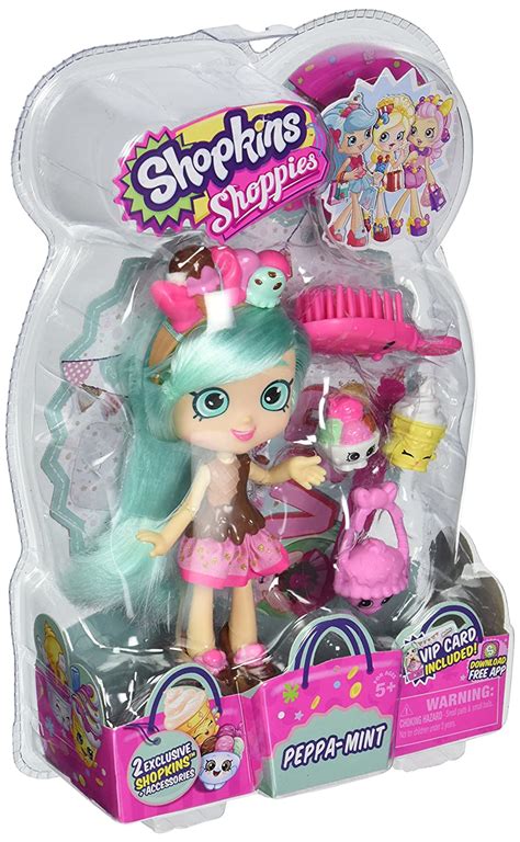 Buy Shopkins Shoppies S2 Doll Pack Peppa Mint Online At Low Prices In