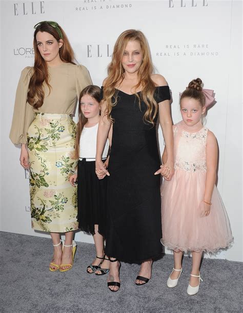 Lisa Marie Presley And Her Daughters On The Red Carpet Popsugar Celebrity Australia