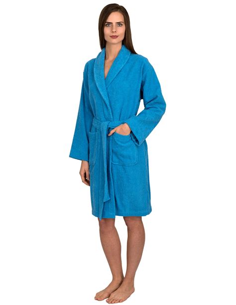 Towelselections Women S Robe Turkish Cotton Short Terry Bathrobe X Small Malibu Blue Walmart