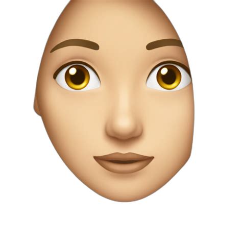 Mujer Blancapelo Negro Y Largoojos Negroscara Hermosa Ai Emoji Generator