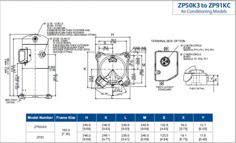 ZP83KCE TFD Copeland Air Conditioner Scroll Compressor 68000BTU 7HP For