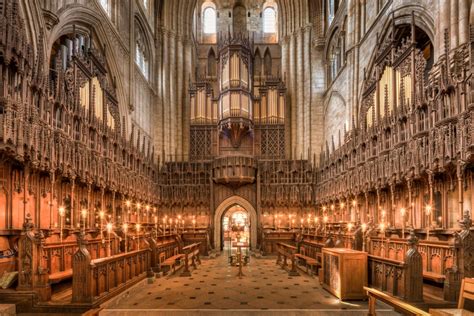 The Beautiful Choir Inside Ripon Cathedral England Oc 8686x5790