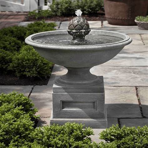 Williamsburg Chiswell Outdoor Garden Fountains Tuscan Basins