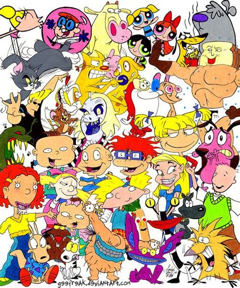 Old School Nickelodeon Photo All Nick Shows 90s Cartoons 90s