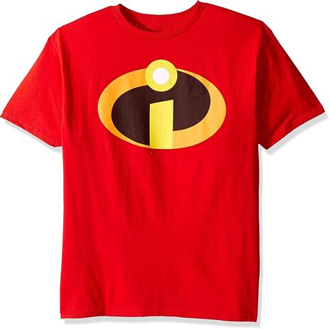 Disney The Incredibles Logo Basicon T Shirt Camiseta Unisex Adulto
