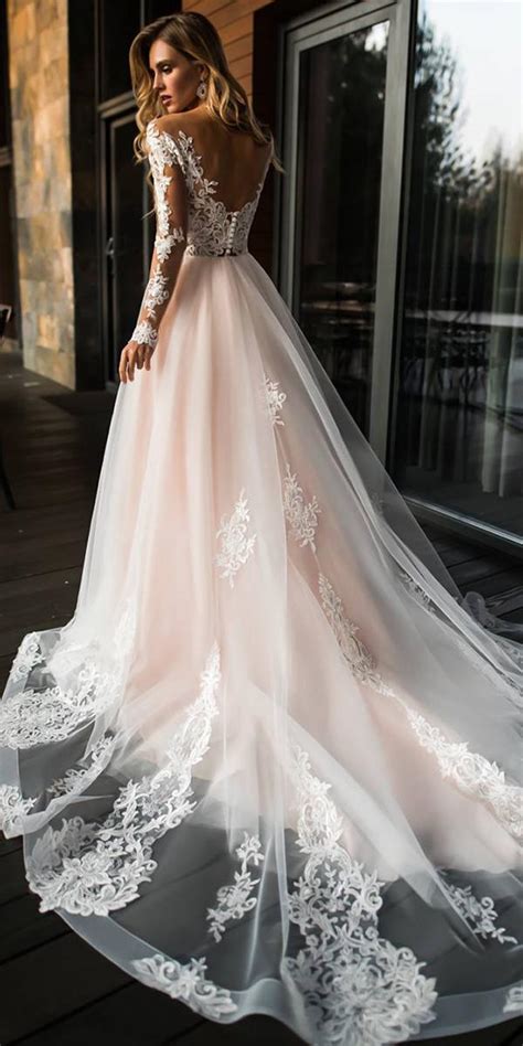 Get ready to say yes 9. 21 Illusion Long Sleeve Wedding Dresses You'll Like ...