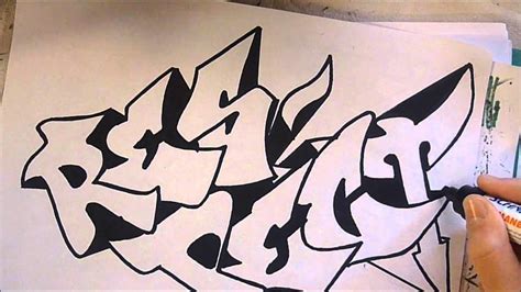 300x210 easy graffiti art to draw easy graffiti drawing. Respect Graffiti Sketch - YouTube