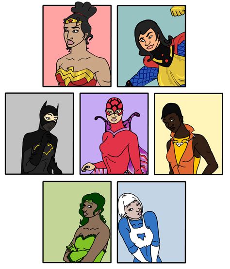 All Female Justice League By Harrisongrey On Deviantart