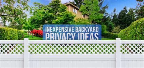 Privacy is the ability of an individual or group to seclude themselves or information about themselves, and thereby express themselves selectively. 7 Inexpensive Backyard Privacy Ideas | Budget Dumpster