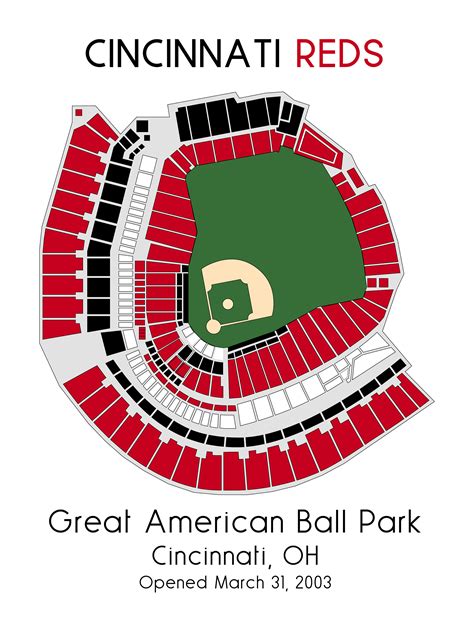 Washington Nationals Mlb Stadium Map Ballpark Map Baseball Stadium