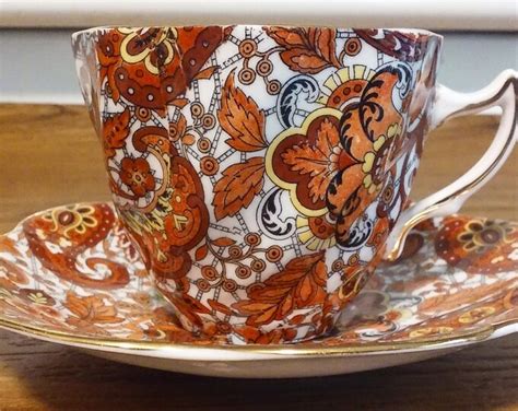 Rosina Paisley Tea Cup And Saucer Etsy