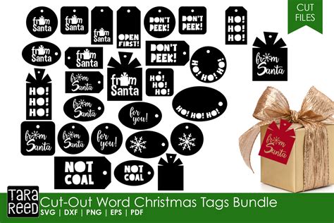 Christmas T Tags Christmas Svg And Cut Files For Crafters 80956