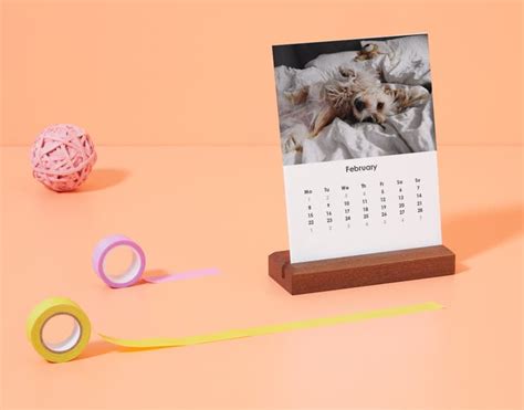 Easel Desk Calendar 2024 Portrait Calendars Photobox