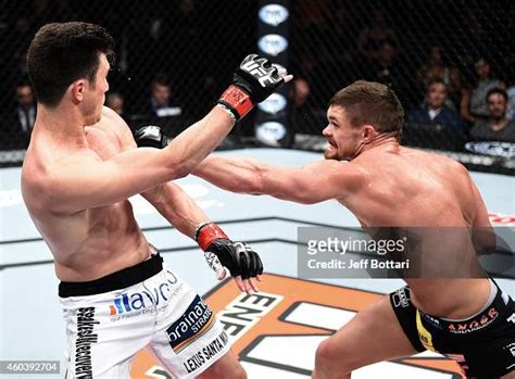 daron cruickshank punches kj noons in their lightweight fight during news photo getty images