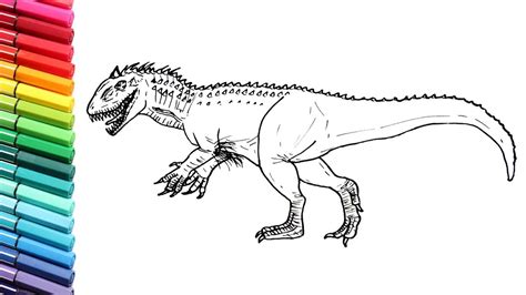 Home / animals / indoraptor. Jurassic World Coloring Pages Indominus Rex | Decoromah