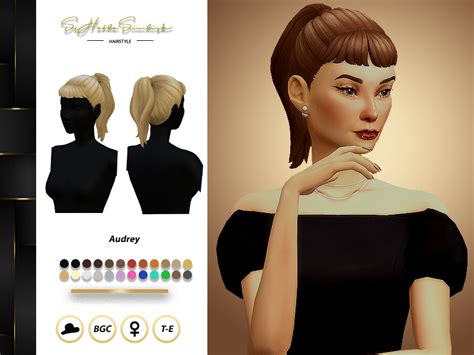 The Sims Resource Audrey Hairstyle