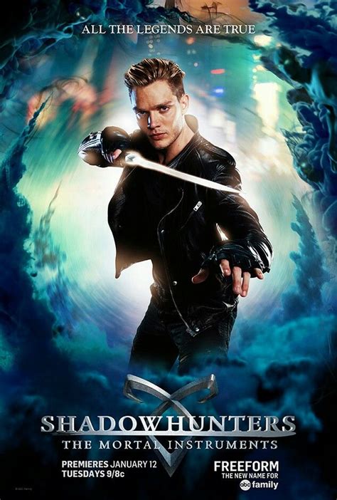 Jace Character Poster Shadow Hunters Tv Show The Mortal Instruments