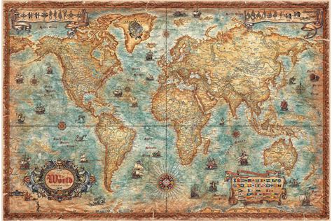 Carte Du Monde Antique Archives Voyages Cartes