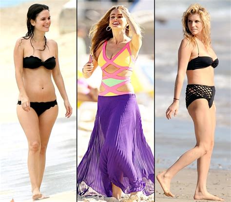 Celeb Swimsuits For Every Body Shape Celeb Swimsuits To Flatter Every