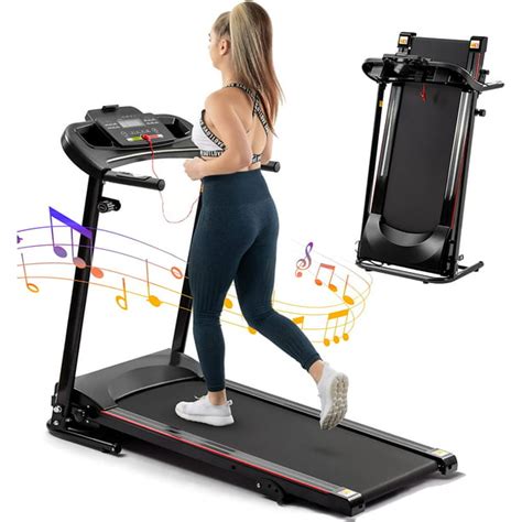 Folding Treadmills For Home With Bluetooth And Incline 25hp Portable