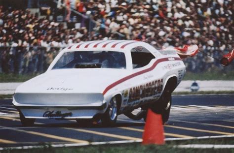 Vintage Drag Racing Funny Car Ramchargers Chute Out And Look At