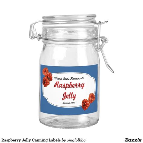 Raspberry Jelly Canning Labels Canning Labels Jar Labels Drink Labels Food Labels Stick It