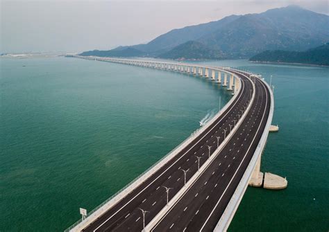 China Launches Worlds Longest Sea Bridge Hong Kong Mainland Mega