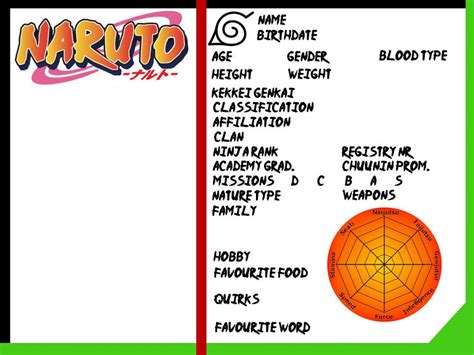 Naruto Oc Id Template By Ronniesilverlake On Deviantart
