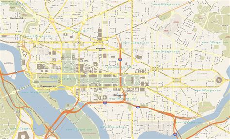 Washington Dc Street Map