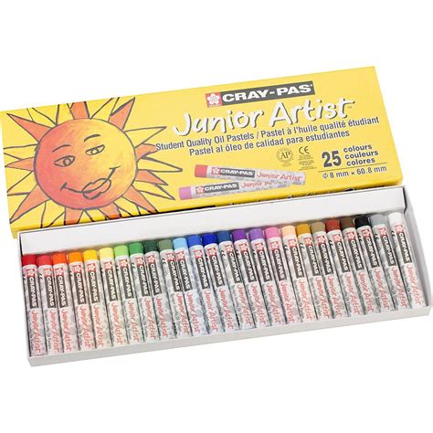 Sakura Xep25 25 Piece Cray Pas Junior Artist Assorted Color Oil Pastel