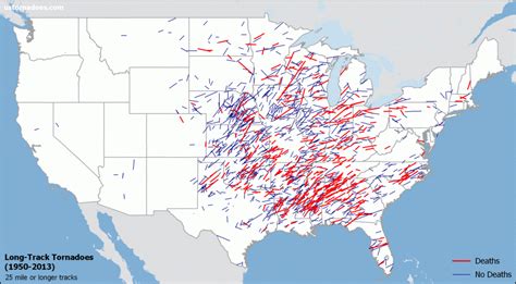 Long Track Tornadoes Historical Clues About Intensity Where And When