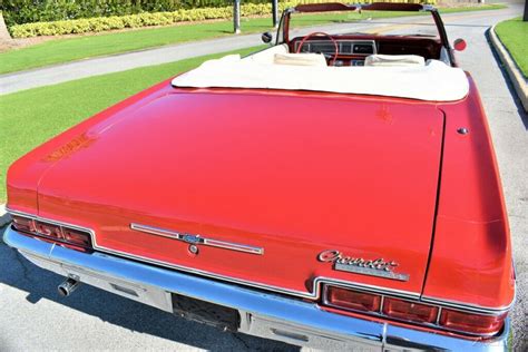 1966 Chevrolet Impala Ss Convertible 327 V8 Auto Bucket Seats Center