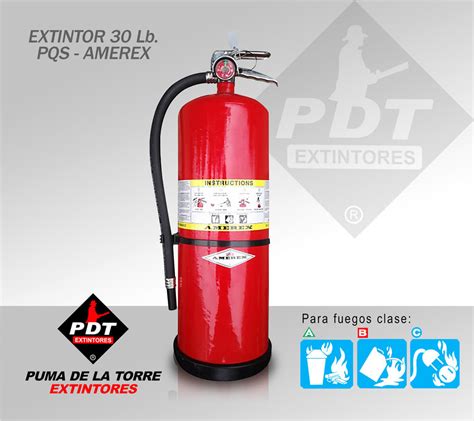Extintor 30 Lb Pqs Amerex Extintores Pdt