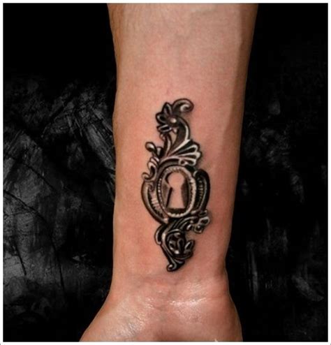 Lock Tattoo Design Right Over The Heart Great Tattoos Beautiful