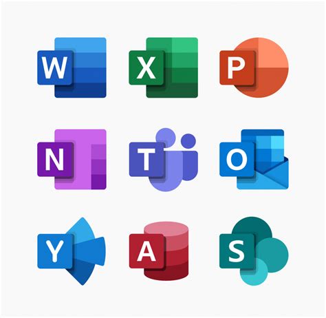 Microsoft Office Desktop Icons