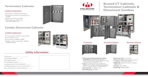 Bussed Ct Cabinets Termination Cabinets Ct Cabinets Termination