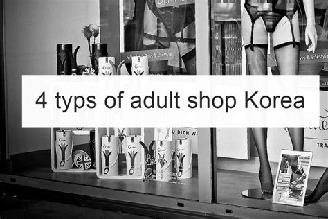 4 kinds of sex shop korea foxseoul shop blog