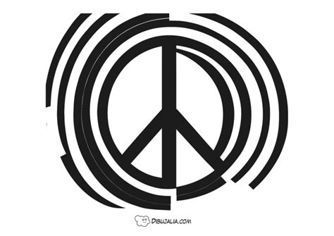 Simbolo De La Paz Dibujo Dibujalia Los Mejores Dibujos Para