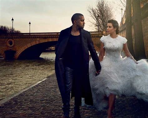Kim Kardashian Y Kanye West En La Revista Vogue Amenzing