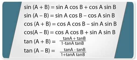 {\sin(2\alpha)=2 \cdot \cos \alpha \cdot \sin \alpha}. What is the formula of cos(A-B)? - Quora