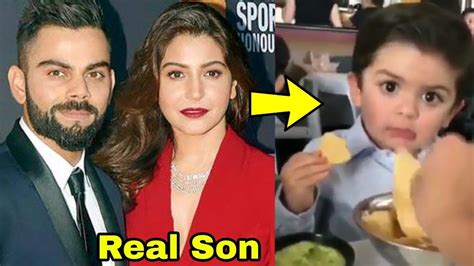 Omg Virat Kohli And Anushka Sharma S Real Son Looks Exactly Lyk Virat Secret Out YouTube