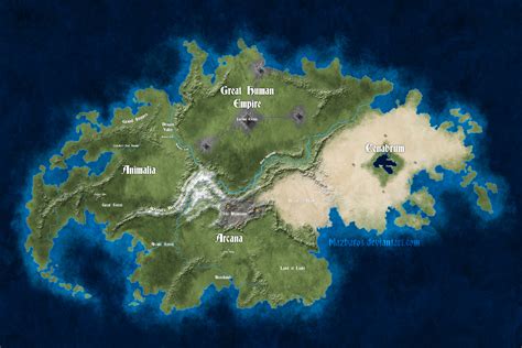 Super Continent Map By Blazbaros On Deviantart