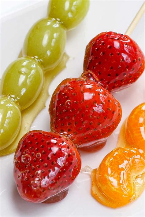 Crunchy And Glossy Candied Fruit Tanghulu