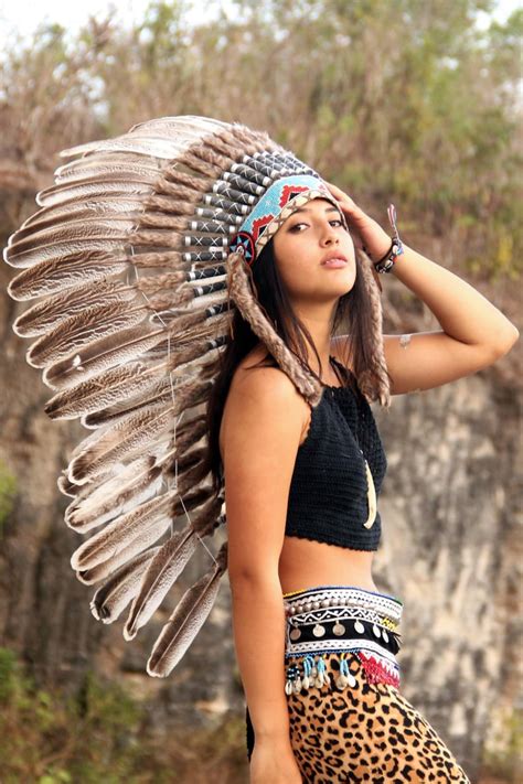 On Sale Indian Headdress Replica Turkey Feathers Headpiece Etsy