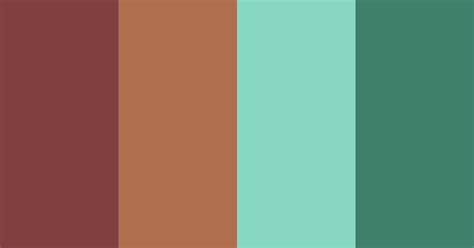 Aqua Brown Color Scheme Aqua